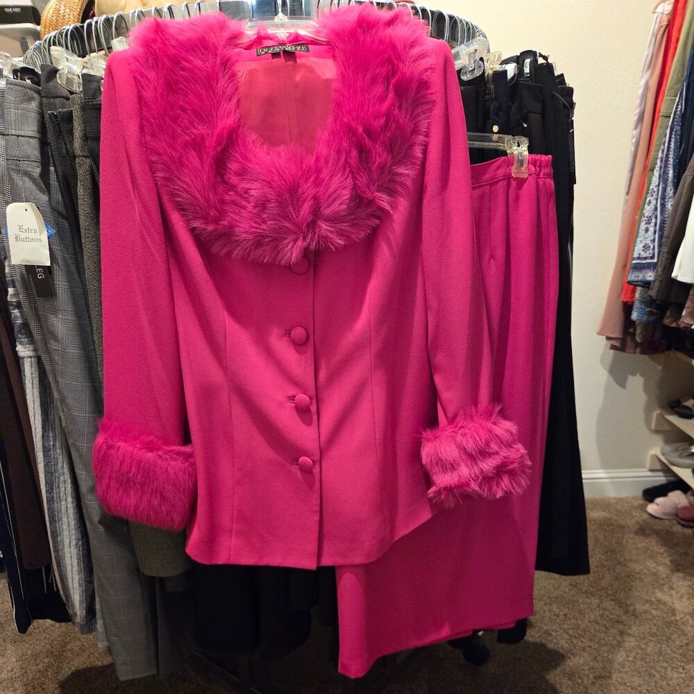 Bright Pink Suit